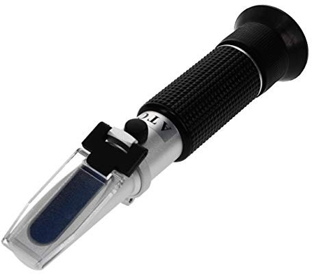 Honig Refraktometer mit der Auflösung 0,1% und ATC ( Automatische Temperatur Kompensierung ) zum Messen des Wassergehalts des Honig