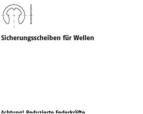 Sicherungsscheiben DIN 6799 1.4122 1,5 rostfrei VE=S 250 Stück