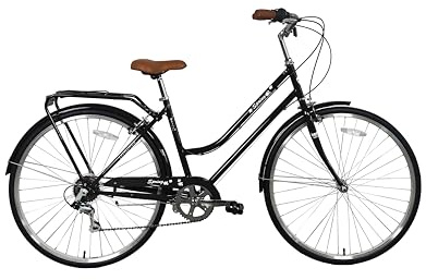 Sunrise Cycles Women's Spring 6 Speeds Ladies and Girls Dutch Style City Bike Lightweight 700C with Warranty