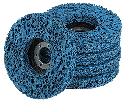 Youyijia 5pcs Abrasive Disc Poly Strip Wheel Abrasive Disc Paint Rust Removal Clean Tool Angle Grinder Discs 115mm