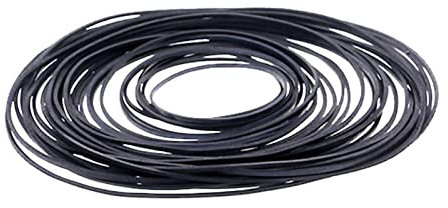 Sqnbra Zahnriemen 30 Stück 1 X 1 Mm Mix-Kassettenband-Gürtel, Sortiert, Gemeinsamer Gürtel Pro Für Für DVD-Laufwerk Für Rekorder Für CD-ROM-Videogeräte Gummi Antriebsriemen