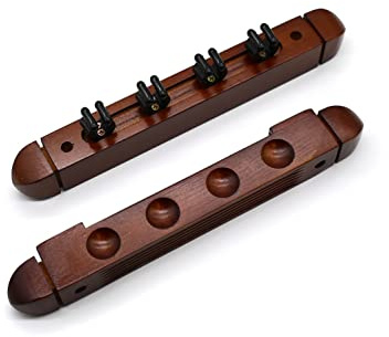 BILMAG Queuehalter Roman für 4 Queues - Wandhalter aus Holz