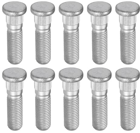 X AUTOHAUX Lot de 10 goujons de roue M12 x 1,5 pour Ford Focus No.J00Y33062