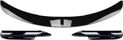 Car Front Lower Bumper Lip Spoiler für BMW 3 Series E90 E91 M-Tech 2005-2008, Sport-Performance Frontspoiler Auto Frontlippe Spoiler Frontspoiler-Stoßfängerlippe,A