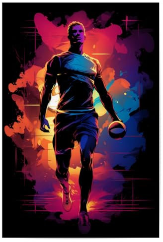 artboxONE Poster 30x20 cm Sport Volleyball Colorful (matart) - Bild Volleyball Spieler Sport