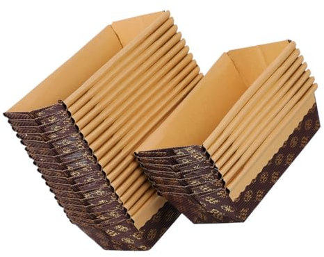 Moule à Pâtisserie Bateau en Papier 25 Pièces Khaki