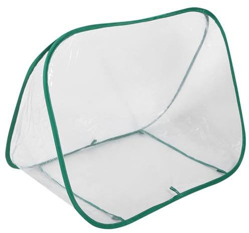 YARNOW Mini Serra Pieghevole per Piante da Giardino Riparo Protettivo in PVC Kit Serra Compatto per Balconi Facile Installazione e Smontaggio