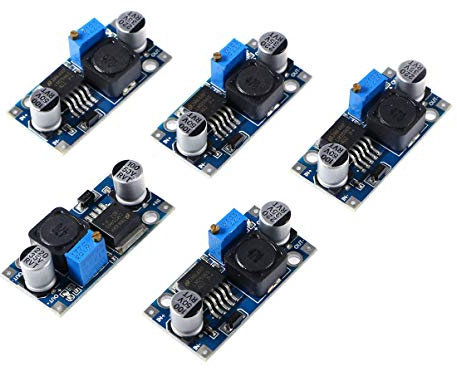 5 pezzi Modulo di alimentazione elevatore Modulo convertitore di tensione regolabile Convertitore di tensione Alimentazione modulare Scheda PCB Modulo di alimentazione regolata Modulo Boost DC
