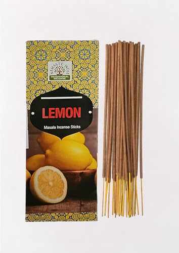 Namaste India Zitrone 120 Stück Räucherstäbchen – Hexa 6er Pack je 20 STK – Premium-Qualität für Haus, Büro, Yoga, Meditation, Entspannung & Heilung
