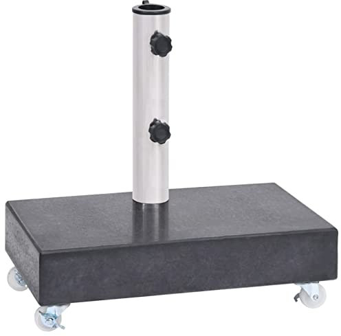 Tidyard umbrella Parasol Base Parasol Holder Universal Patio Umbrella Base Black 45 x 25 x 8cm