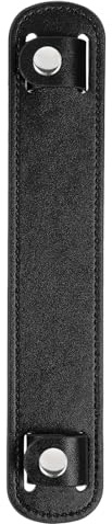 QUARKZMAN 1 Stück Schulterpolster 22,8x4,2cm(LxW) Leder Schultergurt Polster, Abnehmbare rutschfeste Gurtabdeckungen Taschenzubehör für Tragetaschen Rucksäcke Handtaschen, Schwarz