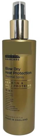 Professional Haircare Heat Protection 10-in1 Spray 250ml - Protect Your Hair With Blow Dry Heat Protection Thermal Spray - Nourish & Condition Your Hair While Preventing Split Ends and Stopping Frizz