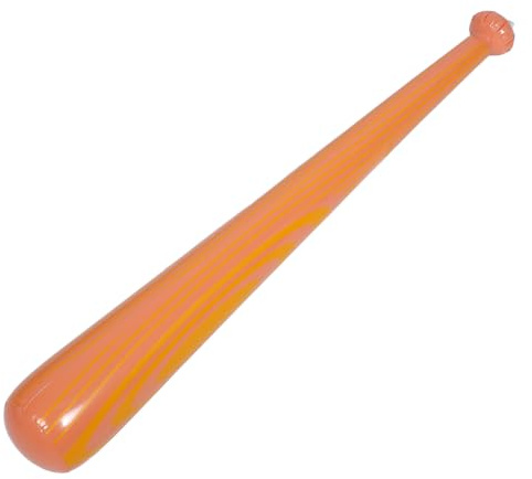 BESTonZON Aufblasbarer Baseballschläger Holzoptik PVC Sportspielzeug für Outdoor Partys Karnevalspreis Vielseitiger Baseball Partyartikel für Erwachsene