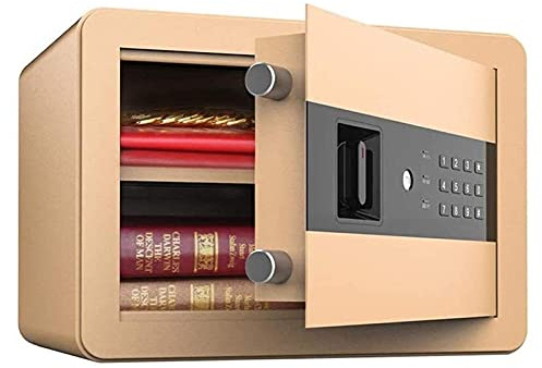 CLSDRZC Feuerfeste, wasserdichte S- und Geldscheine für zu Hause, elektronischer Stahl mit Tastatur, 2 Tasten zur manuellen Überbrückung – schützen Sie Geld, Reisepässe – für Zuhause, geschäftlich