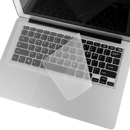 WJIAAA 4 Stück Laptop Tastaturschutz,Tastaturabdeckung Laptop Schutz,Universal Silikon Tastaturschutzfolie für 13-17 Zoll Antirutsch-Design Ultra Dünne Staubdichte Silikon Haut