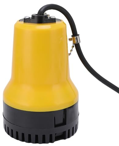 Mumusuki 1110 GPH Bilge Pump, 12V Submersible with Overheat Protection, for Boats Ponds Swimming Pools Agricultural Irrigation