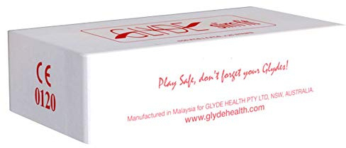 Glyde Ultra Slimfit 100 schmale Kondome mit 49mm Breite (XS), vegane Kondome ohne Casein, zertifiziert mit der Vegan-Blume