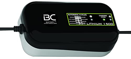 BC Battery Controller LITHIUM 1500 - 12V 1,5A - Caricabatteria e mantenitore automatico per batterie al litio/LiFePO4