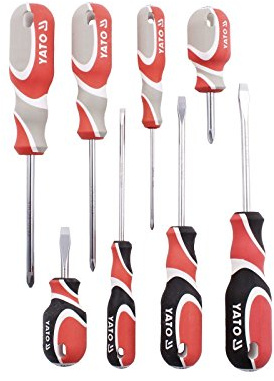 YATO YT-2670 - Juego de destornilladores 8pcs svcm55