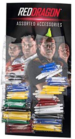 RED DRAGON Verschiedene Nylon Dart Schäftes Value Pack