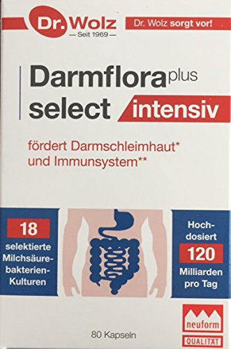 Dr. Wolz Darmflora plus select intensiv, 2 x 80 Kapseln Doppelpack