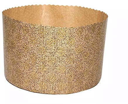 Bendersitalia - 5 Stampi Forma Panettone Alto In Carta Forno 1 Kg