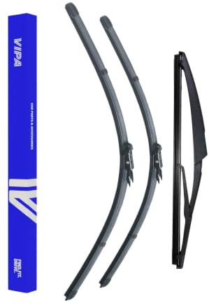 Vipa Car Parts Premium Wiper Blade Set | Fits: MINI MINI COUNTRYMAN R60 Estate (Jan 2010 to Oct 2016) | All-Weather Performance | Durable, Streak-Free Windshield Wipers | Easy Installation