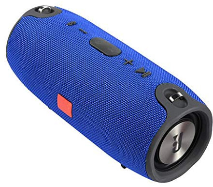 Altoparlante Portatile da 40 W Bluetooth Colonna Lettore Musicale Sistema Audio Boom Box con Radio FM Subwoofer Aux TF (Color : Blue)