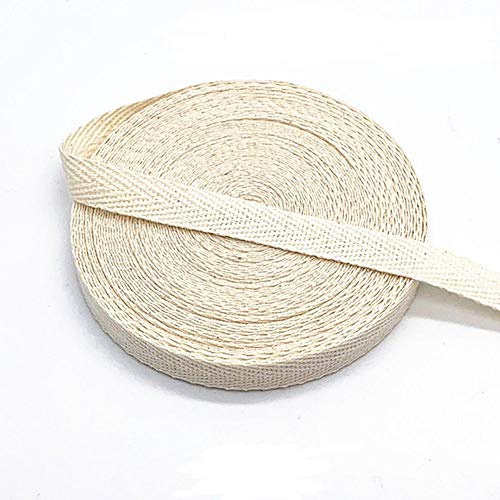 LUMoony MoonyLI 2cm Baumwoll Gurtband köperband 50 Yards Schrägband DIY schrägband elastisch