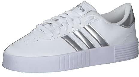 adidas Damen Court Bold Sportschuhe, Mehrfarbig Ftwbla Plamet Ftwbla, 40 2/3 EU