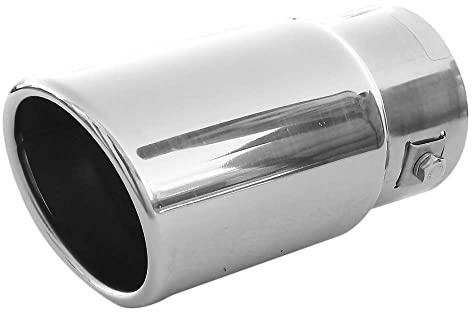 Endrohr Endrohrblenden Auspuffblende Auspuff Blende Endstück Schalldampf Sportauspuff Universal Edelstahl Poliert Tuning Sport von 40mm bis 55mm