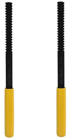 Beufee 2-teiliges Gewindefeilen-Set, Schraubengewinde-Reparaturwerkzeug, Außengewinde-Wiederherstellung, Außengewinde-Wiederherstellung, Gewinde-Chaser-Datei, metrisch und Standard