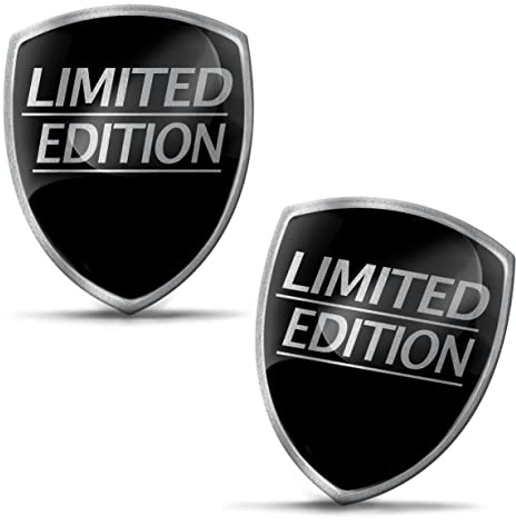 Biomar Labs 2 x Aufkleber 3D Gel Silikon Autoaufkleber Badge Moto Fahrrad Motorrad Biker Helm Stickers Auto Fenster Telefon Laptop PC Tablet Tür Emblem (Silber Limited Edition KS 93)