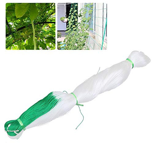 Cyrank Filet en Treillis pour Plantes Grimpantes, Filet De Jardinage pour Plantes Grimpantes, Filet De Soutien, Treillis De Concombre, Légumes De Jardin, Filet De Culture pour Fruits 3 X 100 M