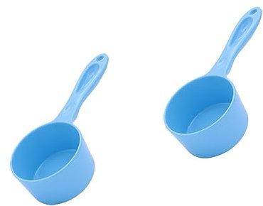 POPETPOP 2 Piezas Vaso Medidor Cuchara Medidora Tazas Medidoras Para Alimentos Herramienta De Medición De Alimentos Para Mascotas Cucharas De Comida Para Gatos Pala De Comida El Perro