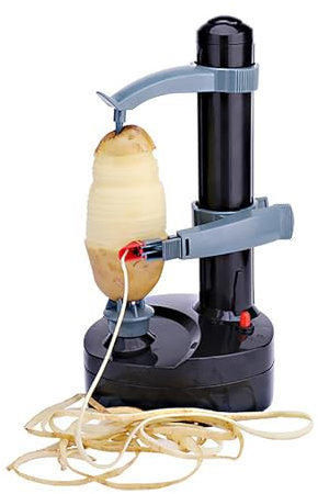 Peladora Automática De Manzanas, Peladora Rotativa Eléctrica, Peladora Giratoria De Acero Inoxidable Resistente Con Potente Base De Succión, Pelado Rápido Y Fácil, Para Cocina, Frutas Y Verduras