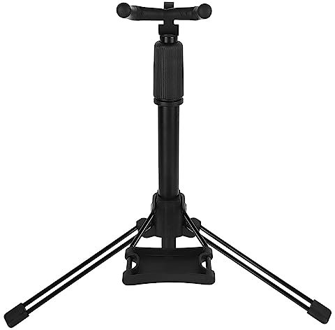 Keenso Digitaler Blasinstrumentenständer, Elektrische Blasrohrhalterung, Elektrische Blasrohr-verstellbare Halterung, Elektrische Blasrohr-verstellbare Halterung für Saxophon
