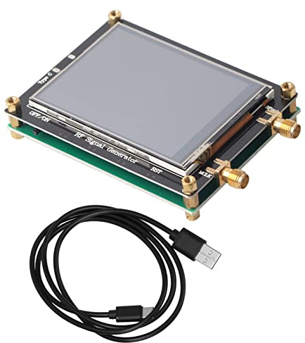 Generador de Señal RF ADF4351 con Pantalla Táctil, Control PC y Conector SMA para Infraestructura Inalámbrica, Analizador de Frecuencia, Generador RF Portátil
