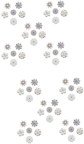 EXCEART 2 Sätze Stk Scrapbook-Materialien Kristallblumen-Perlenknopf Strassknöpfe strassmaterial selber machen Perlen-Strass-Accessoires Zubehör Applikationen Sammelalbum schmücken Brosche
