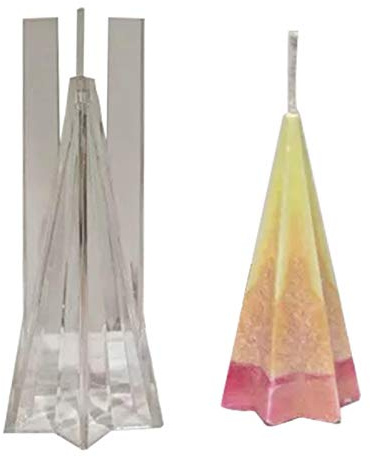 Kerzenform Zum Gießen Kerzen Gießformen, Pyramide Form Plastikkerzen Formen Für Die Herstellung Der Kerzen, Seifenkerzenherstellung Zubehör