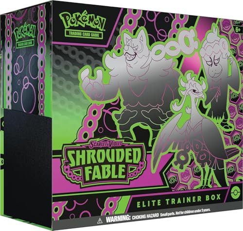 BB-Toy-Trades Pokemon Scarlet & Violet Shrouded Fable Elite Top Trainer Box - English - SV6.5 Toploader