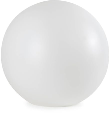 Farola Jardin Difusor Bola Lampara Exterior (Difusor 45 cm) Farolas Exterior Jardin, Globo Difusor Bola Farola Polietileno Blanca para Exterior Luz de Jardin Patio Luces Exteriores