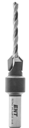 ENT 52342 Avellanado 90° Metal duro (D1) 10 mm, diámetro de broca (D2) 3,5 mm, L 44 mm