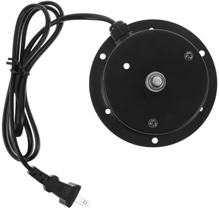 SHINEOFI Stage Lighting Motor Glass Mirror Ball Electric Rotator for Disco Home Clubs Slow Rotating Motorized Mirror Ball Display Rotator