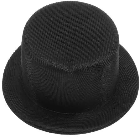 VICASKY Zylinder Hut Kinder Terrifier Mini Kleiner Haarreif Art The Clown Miniatur Dünner Scarecrow Hats Miniaturzylinder Bowler Hat Plastic Caps Schwarzer Zum Basteln DIY Projekte Puppen Accessoires