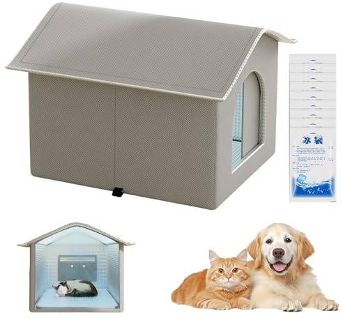 Isoliertes Katzenhaus, tragbares, isoliertes Hundehaus, Haustierbetten, Möbel für Umzüge, drinnen und draußen, Welpen, Kätzchen, Kaninchen, Familie, Freunde, Jugendliche
