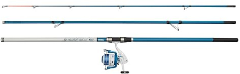 Mitchell Neuron SW II Combo de caña y Carrete | Set de Pesca en en Agua Salada | Carrete con 1+1 roientos | Preenrollado y Listo para Pescar | 8000 | 4,50 m | 100-200 g