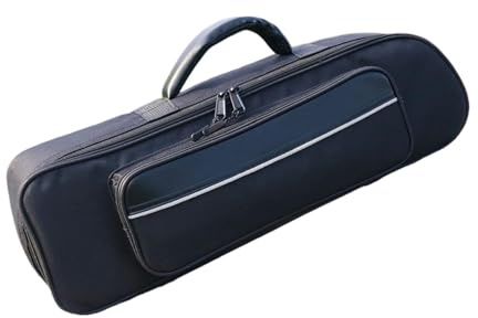 Fenteer Bolsa de Tela Oxford para Trompeta, Bolsa para Instrumentos Musicales, Estuche de Trompeta Resistente al Agua, Espaciosa y Funcional, Ideal para Transportar y Viajar