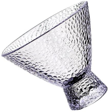 Toyvian Copa De Martini Martillada 230ml Vaso De Cristal Transparente Multifunción Para Cócteles y Vino Adecuado Bares Restaurantes Fiesta