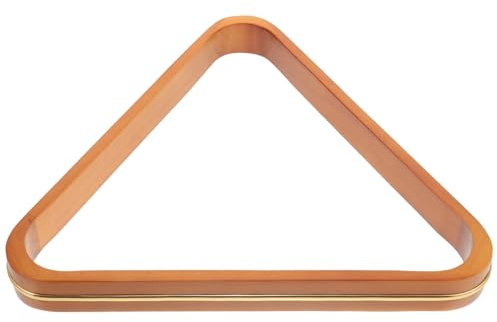 GRIRIW Râtelier de Billard en Bois de Pin Trépied Triangulaire pour Boules de Billard Standard Support de Rangement Accessoires Salle de Jeux et Club